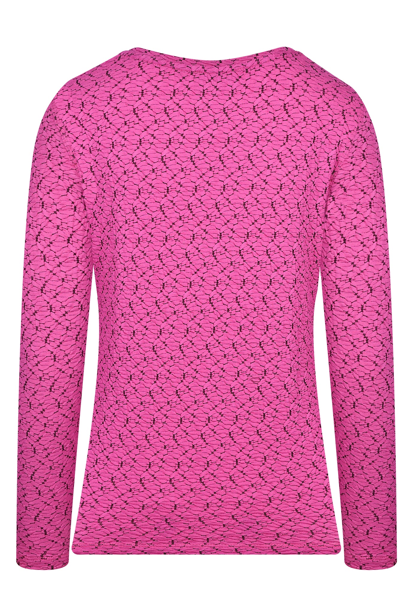23506 Shirt Bubble Jacq - 09/pink-black