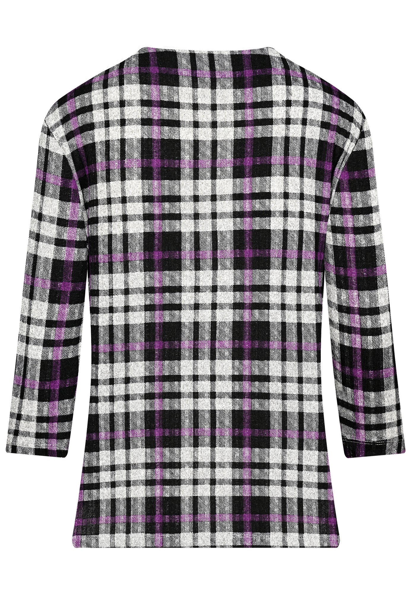23712 Shirt Check Rose - 20/black-silver