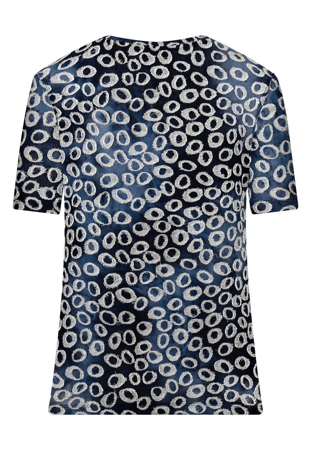 24252 Shirt T&D Circles - 10/blue-white